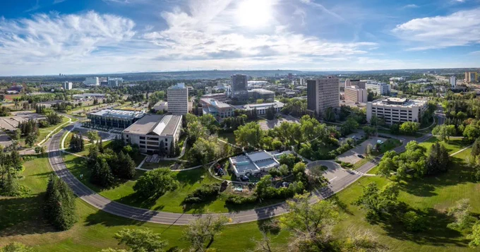 UCalgary main campus in summer.