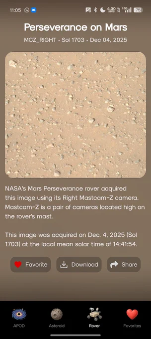 Perseverance on Mars