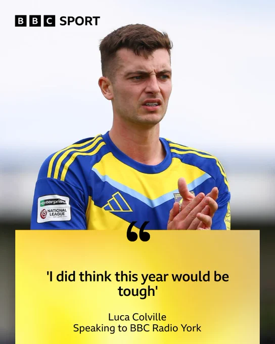 Scarborough Athletic midfielder Luca Colville (Credit: Zach Forster)
