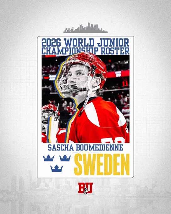 Sascha Boumedienne 2026 World Junior Championship roster graphic