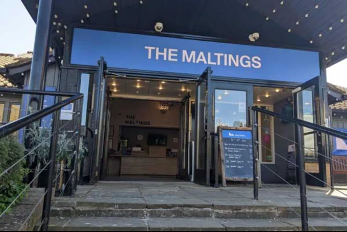 The entrance to the Maltings in Berwick