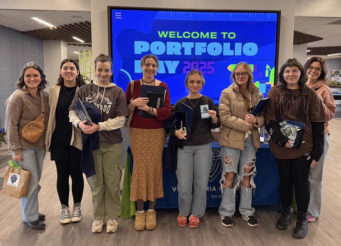 📸 Pictured, group photo, left to right: Mrs. Renée Mitchener, Abigail Cama, Adriana Bango, Danielle Mincarelli, Ezra Mitchener, Lily Williams-Jones, Abigail Flagella, and Mrs. Jenny Brown.