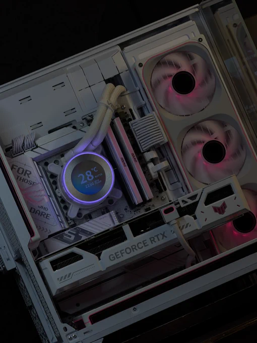 RYZEN 7 9800x3D 

ASUS TUF RTX 5070 TI 16GB 

BIWIN DW100 32GB 6000MHz CL34 

TEAMGRUOP G70 2TB 7400MB/s 

ASUS ROG STRIX X870-A 

CASE LIAN LI VISION COMPACT 

LIAN LI HYD II 360mm LCD 

LIAN LI EDGA 850w GOLD ATX3.1 

ASIAHORSE 24PIN   12PIN 

JONSBO ZB 
360mm REVERSE 
360mm STAND 
240mm REVERSE