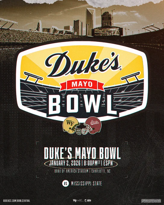 Duke's Mayo Bowl Graphic