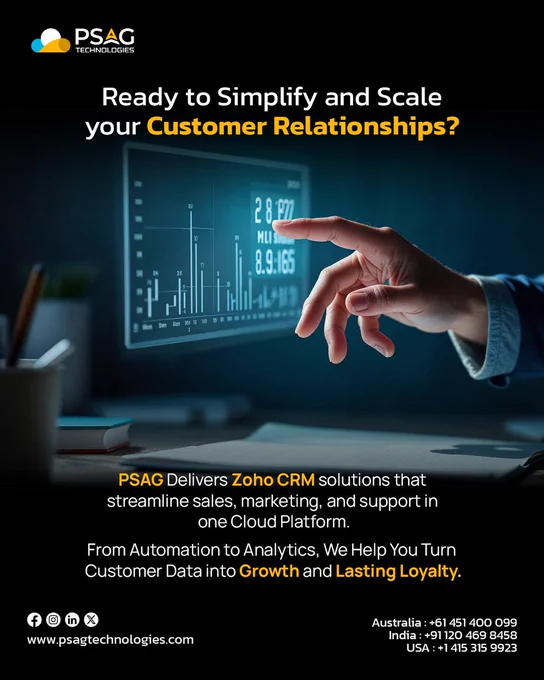 Ready to simplify and scale your customer relationships with  PSAG Technologies