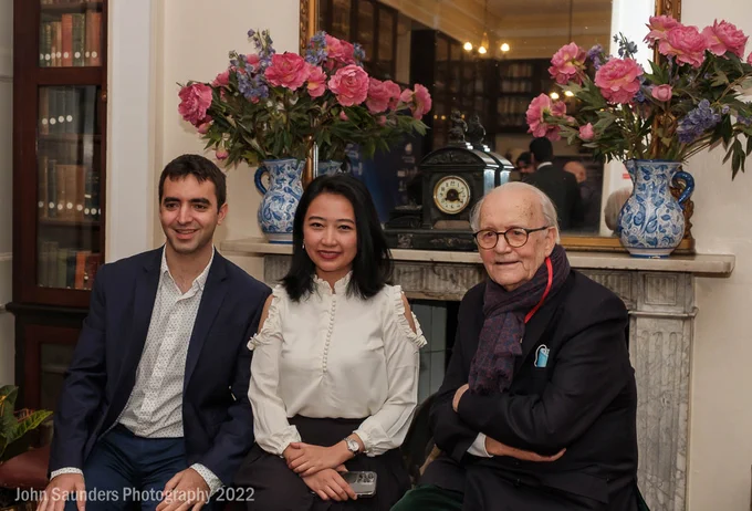 Eric Risen, Irene Sukandar, Brian Callaghan, Battle of the Sexes, Opening Ceremony, 23 January 2022 (photo John Saunders)