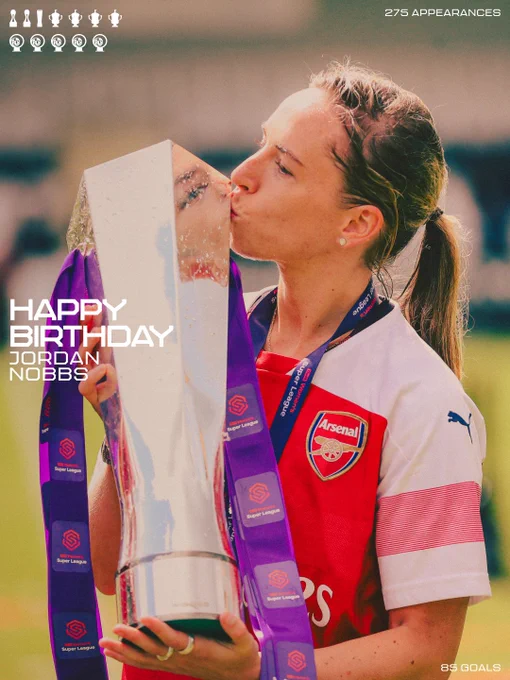 Celebrating Jordan Nobbs' birthday