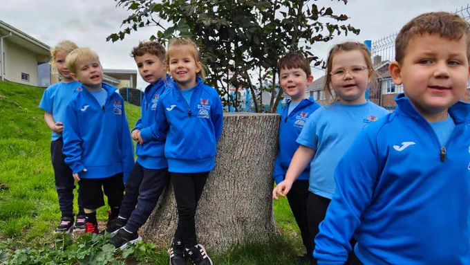 Seaside pupils on their Crowdfunder campaign page.