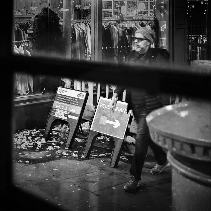 Mono Print - The Pedestrian by Andi Churchill