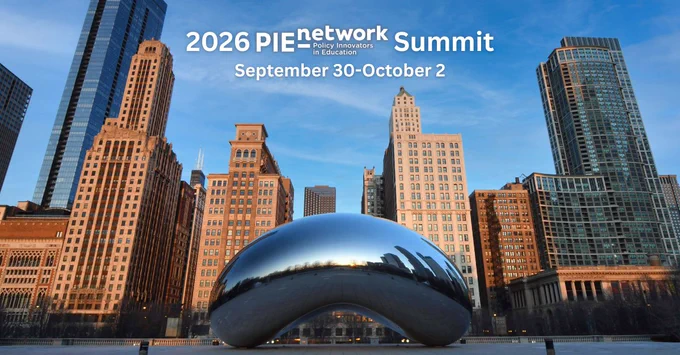 image of the Chicago city skyline and "The Bean" with the text "2026 PIE Network Summit September 30-October 2"