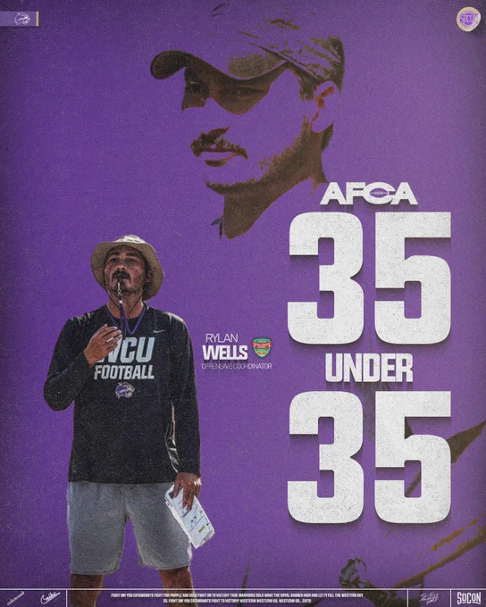 Offensive Coordinator Rylan Wells 35 Under 35