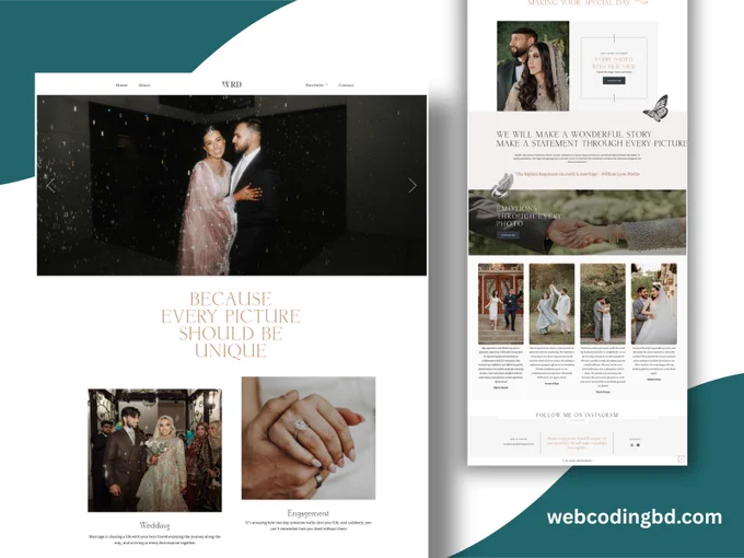 𝗦𝗵𝗼𝗿𝘁 𝗖𝗮𝘀𝗲 𝗦𝘁𝘂𝗱𝘆 — 𝗪𝗮𝗿𝗱 𝗦𝗮𝗸𝗲𝗶𝗸 𝗣𝗵𝗼𝘁𝗼𝗴𝗿𝗮𝗽𝗵𝘆 𝗪𝗲𝗯𝘀𝗶𝘁𝗲

𝗧𝗶𝗺𝗲𝗹𝗶𝗻𝗲: 7–8 days
𝗣𝗹𝗮𝘁𝗳𝗼𝗿𝗺: WordPress   Elementor Pro
𝗛𝗶𝗿𝗲 𝗺𝗲: https://www.fiverr.com/s/6YZYo0A

𝗖𝗹𝗶𝗲𝗻𝘁 𝗥𝗲𝗾𝘂𝗶𝗿𝗲𝗺𝗲𝗻𝘁𝘀
---
1. A clean, modern photography website
2. Show multiple portfolio categories (weddings, portraits, journalism, cars, etc.)
3. Strong visual layout, fast loading, and mobile-friendly
4. Easy-to-update galleries
5. About   Contact pages with a working form
6. Instagram integration

𝗠𝘆 𝗣𝗿𝗼𝗰𝗲𝘀𝘀
---
• Setup – Installed WordPress, configured hosting, installed Elementor Pro, theme, and essential plugins.
• Design System – Set global colors, typography, header, and footer for consistent branding.
• Homepage Build – Added hero image, portfolio sections, testimonials, and Instagram feed.
• Portfolio Structure – Created category templates and galleries using Elementor Pro for clean, image-focused layouts.
• About & Contact – Built an A