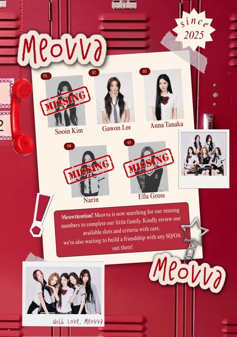The criteria of ours:
𓃠 selfol roleplayer
𓃠 no nick
𓃠 active
𓃠 royal to their character
𓃠 can mingle well
𓃠 no drama