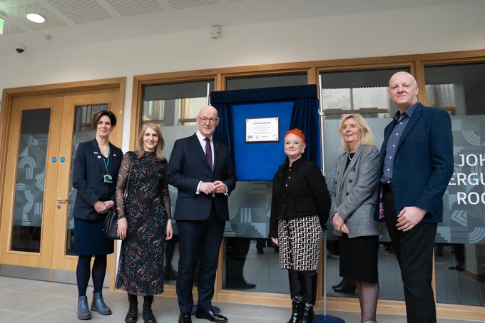 First Minister John Swinney officially opened the Parkhead Hub, Scotland’s Largest Integrated health and social care facility.