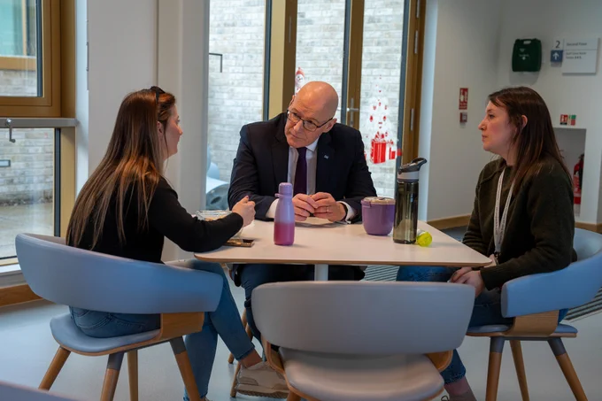 First Minister John Swinney officially opened the Parkhead Hub, Scotland’s Largest Integrated health and social care facility.