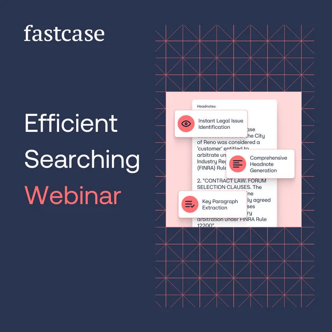 Register Efficient Searching Webinar