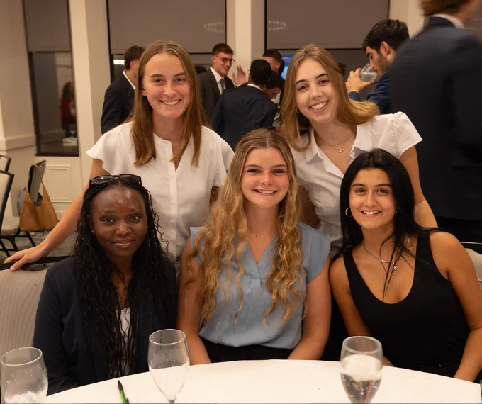 Five Stetson RGIP students smiling at the showcase. 