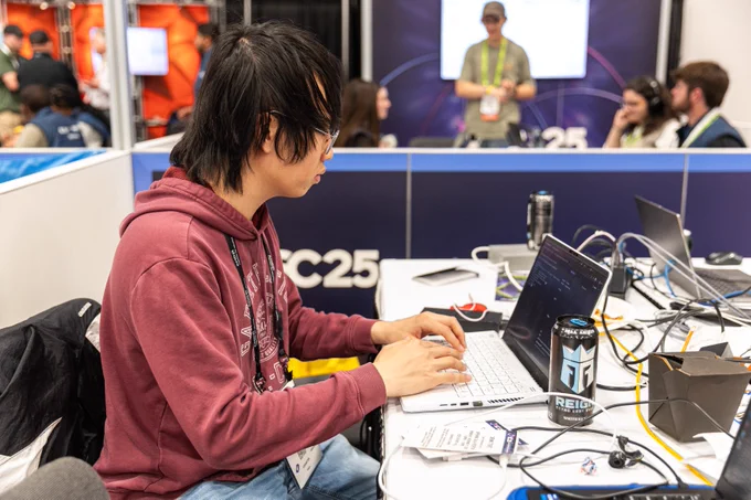 Georgia Tech's Team Phoenix competes in the IndySCC competition at SC25, held Nov. 16-21 in St. Louis