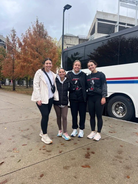 OT Students, Isabella DeVincentis, Jenna Almomar, Rebekah Reynolds, and Emily Hull pictured together