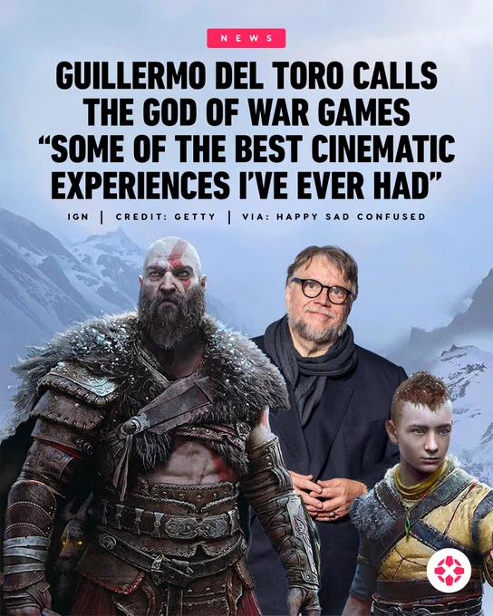 Guillermo Del Toro Calls The God Of War Games "Some Of The Best Cinematic Experiences I've Ever Had"