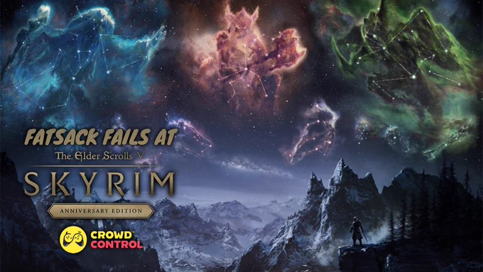 Fatsack fails at Skyrim Anniversary Edition with Crowd Control