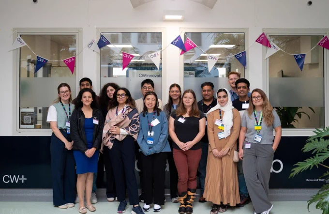The 18 participants of the fourth cohort of the CW Innovation Fellowship 