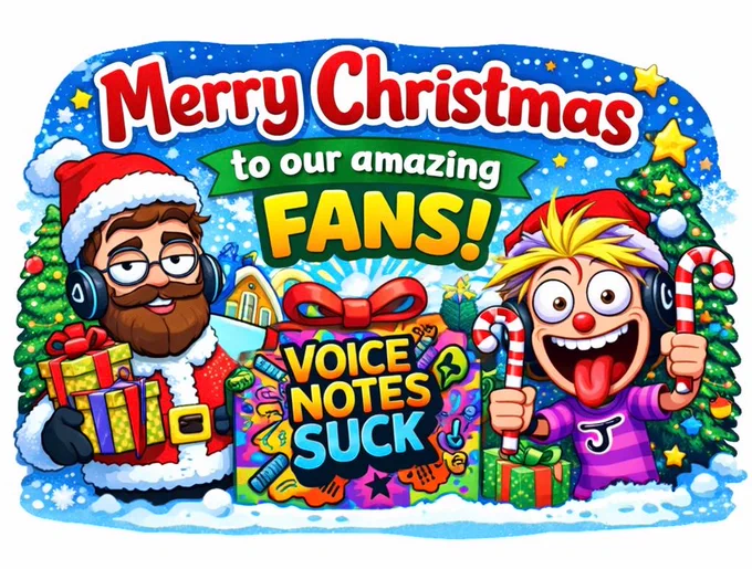 A Christmas Poster wishing Merry Christmas to our fans 
