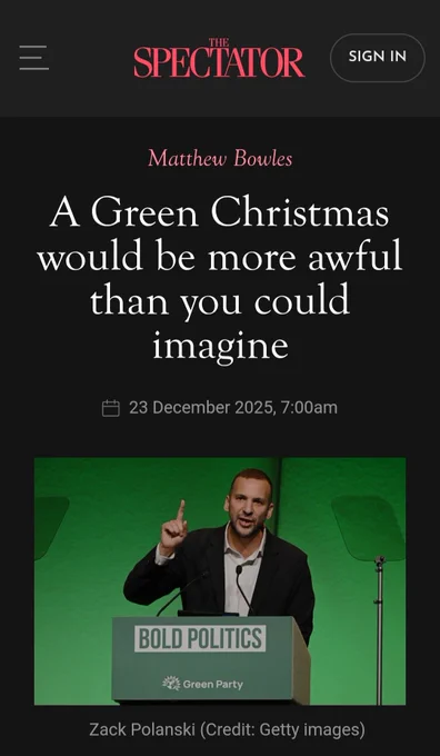 A green Christmas would be more awful than you can imagine