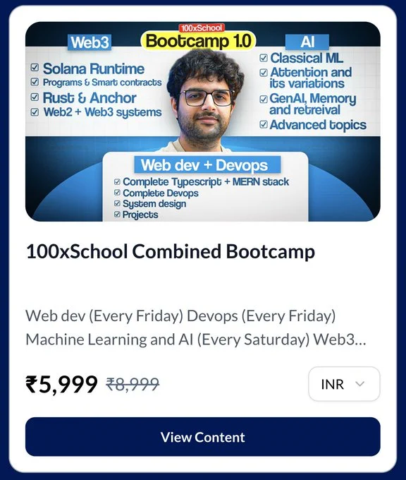 From grinding DSA and Web Dev in my #100DaysOfProductivity to diving deep into Web3, Solana, Rust, and Anchor... this is the upgrade I've been waiting for. No more shortcuts – time to build real projects and level up my skills.

