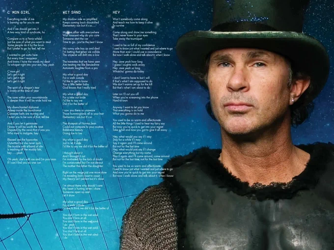 Chad Smith Red Hot Chili Peppers 2006 Gus Van Sant. Stadium Arcadium CD Booklet Photo.