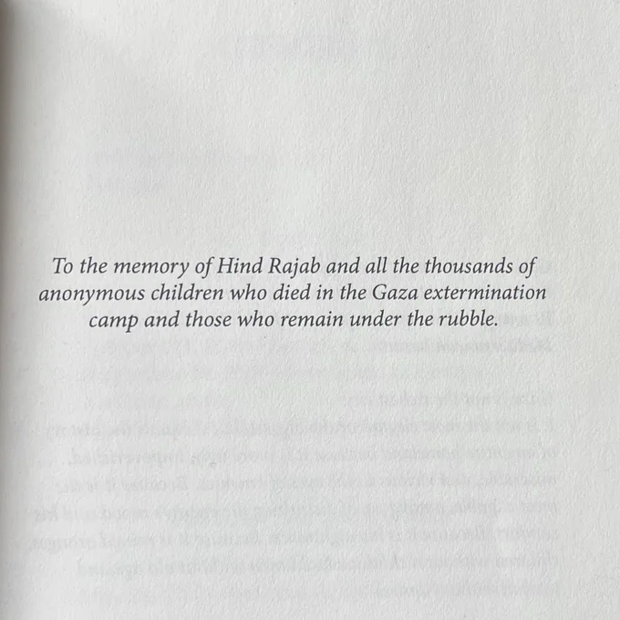 To the memory of Hind Rajab and all the thousands of anonymous children who died in the Gaza extermination camp and those who remain under the rubble.