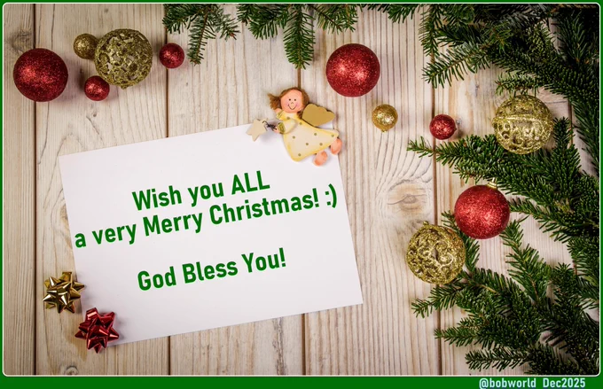 Wishing all people, all over the world, a very Merry Blessed Christmas! :)