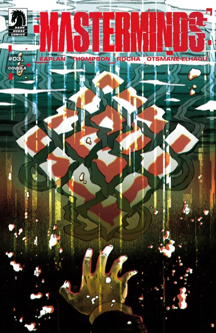 Base cover of Masterminds issue #3, illustrated by Stephen Thompson