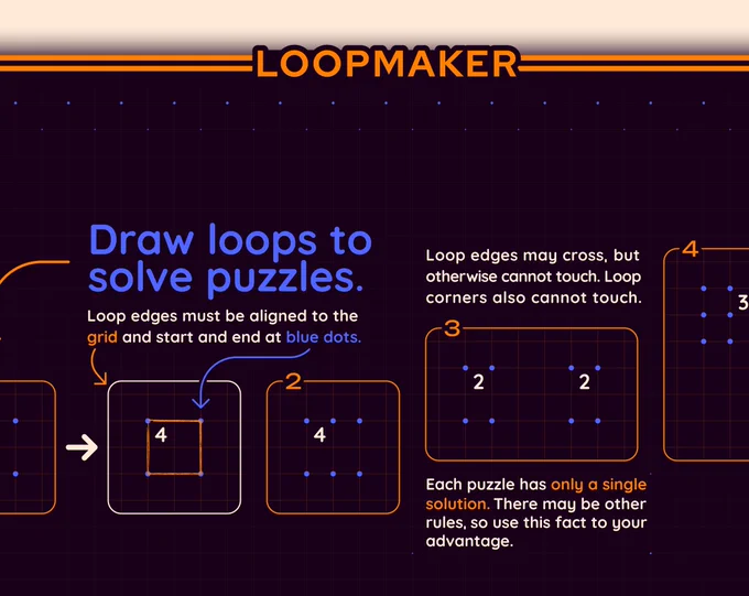a snippet of a large single-image puzzle called Loopmaker