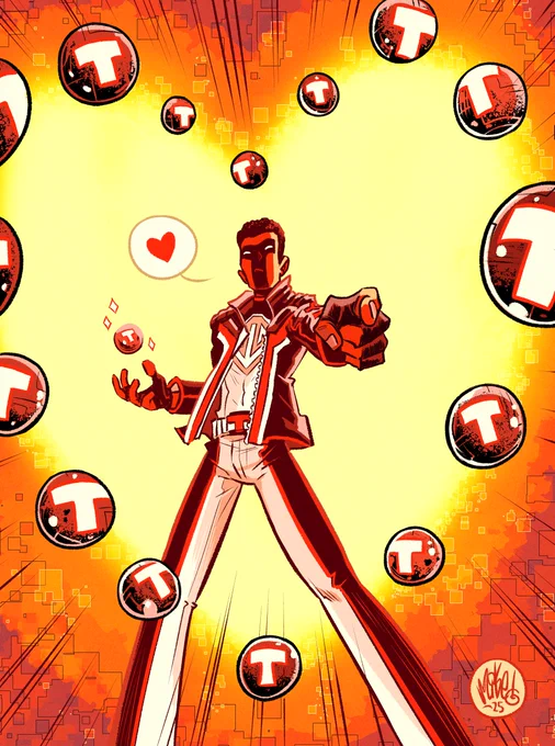 Fan art drawing of Mister Terrific. He appreciates you (and so do I).