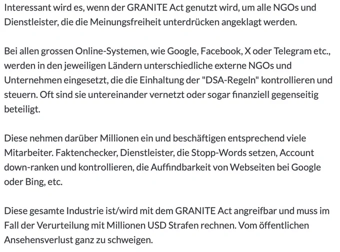 Meinungsfreiheit

#GRANITEAct #SPEECHAct #Meinungsfreiheit #FreeSpeech 