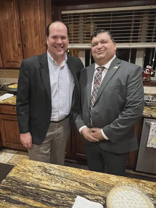 Fred Hinojosa For Congress - Michael Hunter - Libia Gaia Meet & Greet, Robstown, Texas.