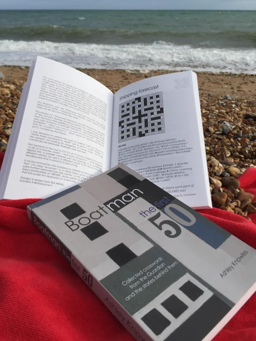 Reviewing Boatman - the first 50, Alan Connor (The Guardian's crossword editor and the brains behind many of BBC2’s quiz programs) says: "This is one to savour. Boatman's puzzles are witty and ingenious. It is an extraordinary pleasure to read how his unique mind works. The first 50 is a book I never knew I needed in my life. Gift it to yourself and to the word-lovers in yours".