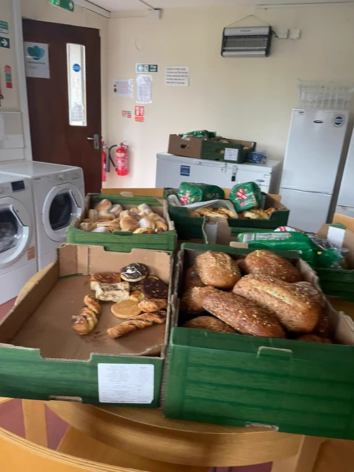 Midland International Aid Trust - MIAT - VOLUNTEERS are all pulling together in all weathers  
storms, rain, wind, nothing stops the commitment and end of day surplus has been saved from #landfillwaste, #landfill.  It has been collected and distributed to blue light workers, emergency services, temporary accom, families in need, replenishing food banks.  
In terms of monetary value it is food for another at least 2/ 3 days - helping with #foodcrisis  #CostOfLivingCrisis 
Midland International Aid Trust - MIAT
#balbirseimar
#balseimar
#volunteersmakeadifference
#volunteering
#landwaste
#landfill
#environment
#letsgetwasupdone