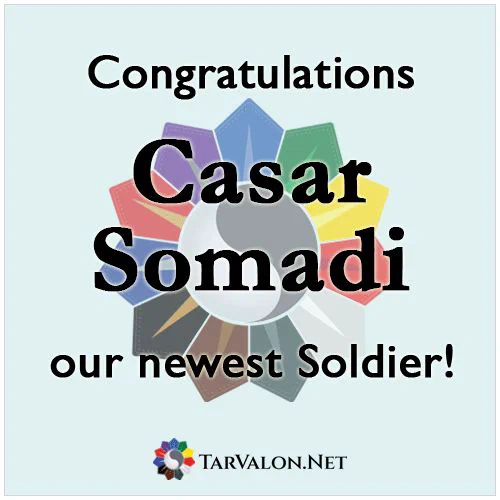 Congratulations Casar Somadi, our newest Soldier!