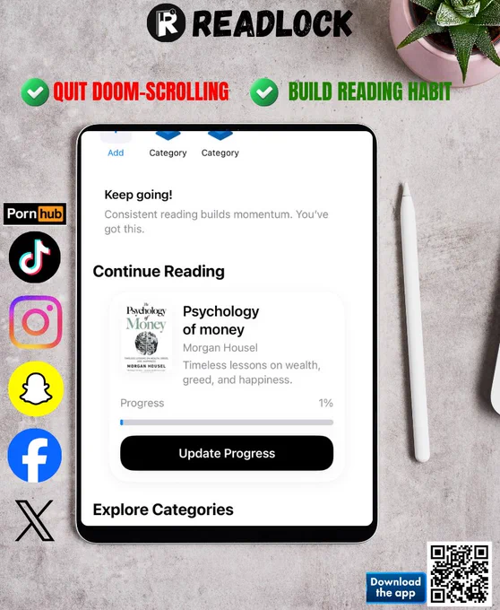 readlock app helps you quit doom-scrolling and build a reading habit