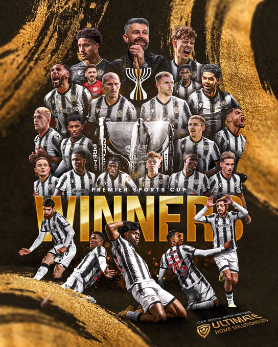 St Mirren win the Premier Sports Cup.
