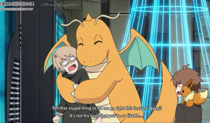 Togami: Tell that stupid thing to let me go right this instant, Naegi!

Makoto: It’s not his fault that youre so likable…