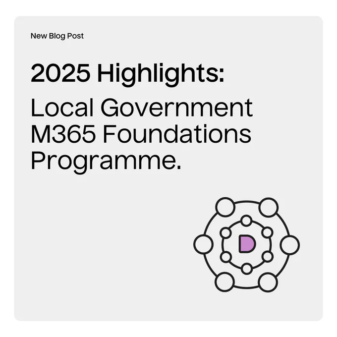 Promotional Image for 2025 Highlights: Local Government M365 Foundations Programme.