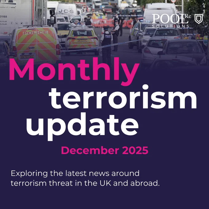 Monthly terrorism update, December 2025. Exploring the latest news around terrorism threat in the UK and abroad.