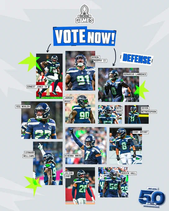 Repost to vote for Seahawks Defense Pro Bowl