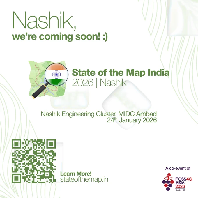 State of the Map India 2026 poster