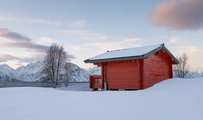 "Morning light at the cabin", by Linda Cooper-Clayton.