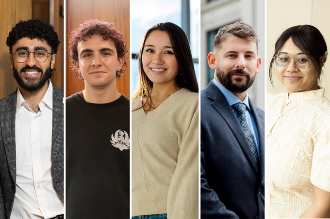 A photo of UIC's 5 inspiring grads.