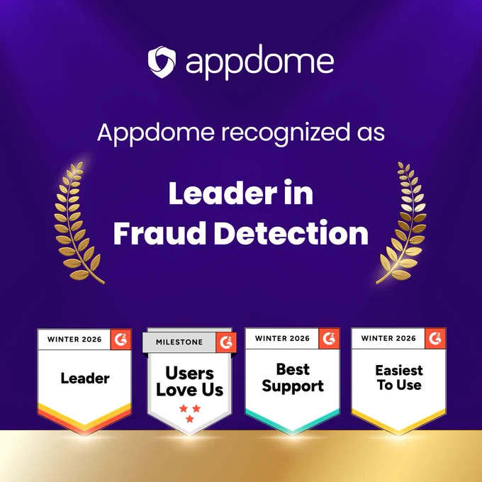 Appdome recognized as Leader in Fraud Detection by G2 winter 2026